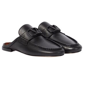 Valentino Garavani VLogo Signature Leather Mules